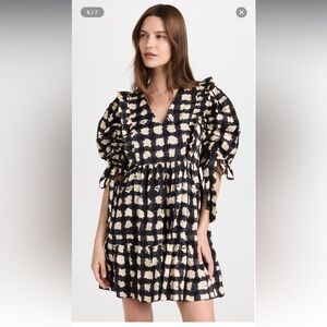 Sea ginger gingham dress